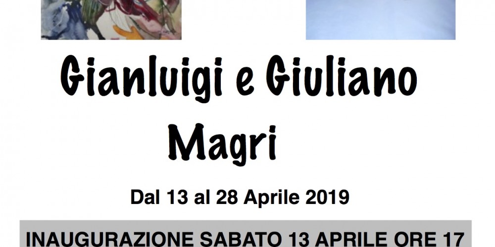 “EMOZIONI DIVERSE 3″  Mostra di pittura e scultura Gianluigi e Giuliano Magri